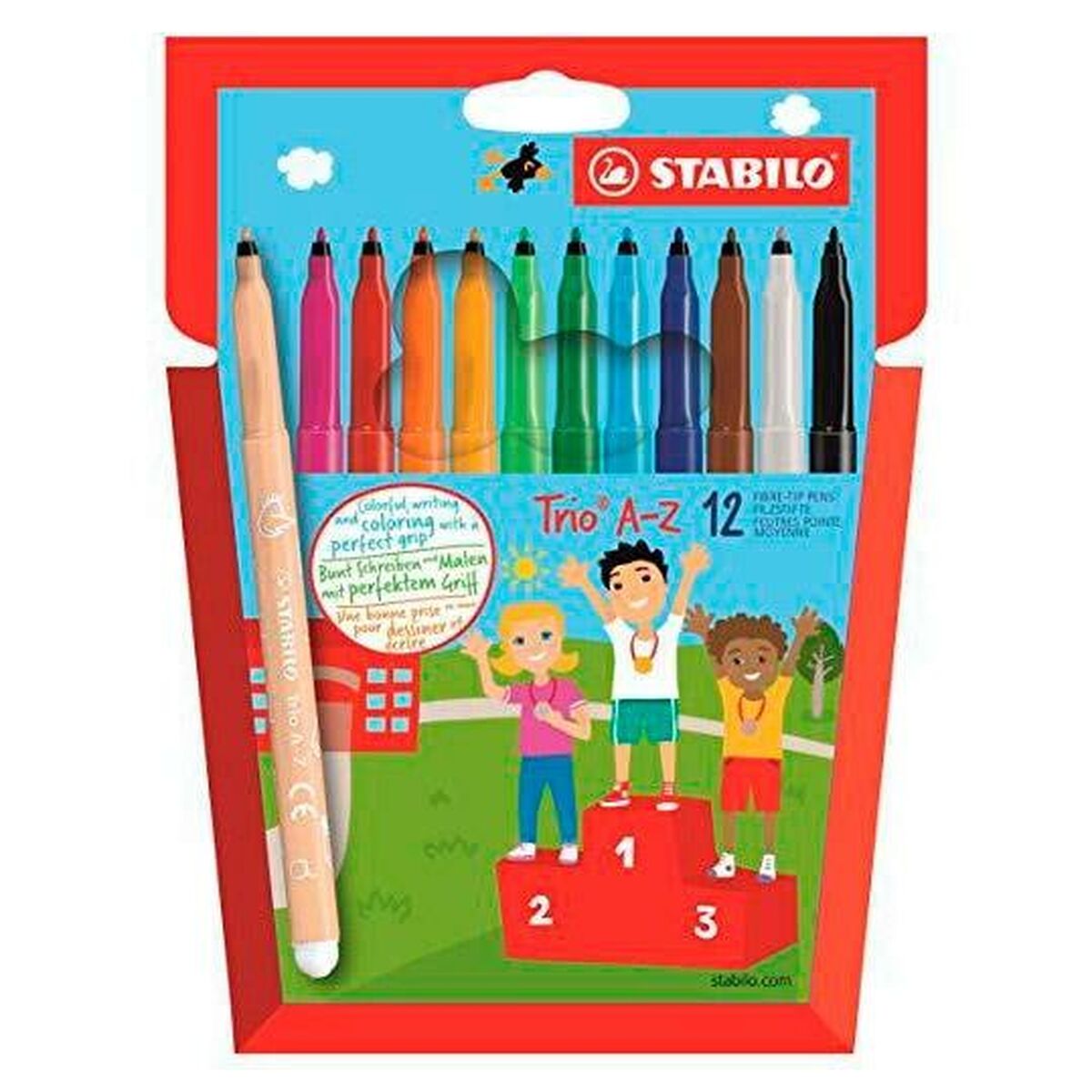 Set Flomastera Stabilo Trio AZ Pisana (6 kom.)